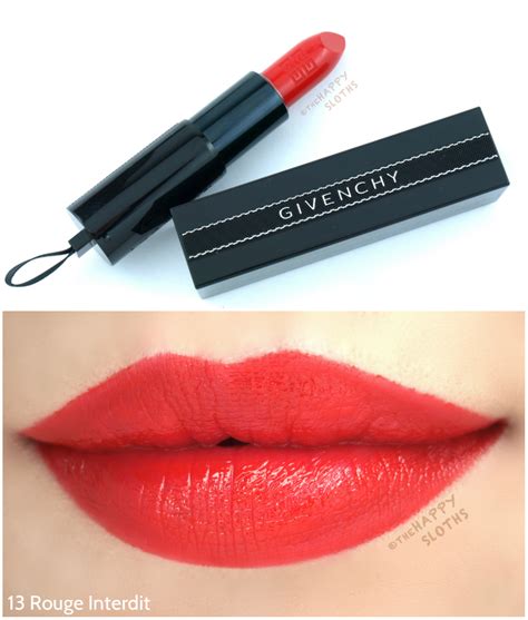 givenchy rouge interdit satin lipstick 11|Givenchy universal black lipstick.